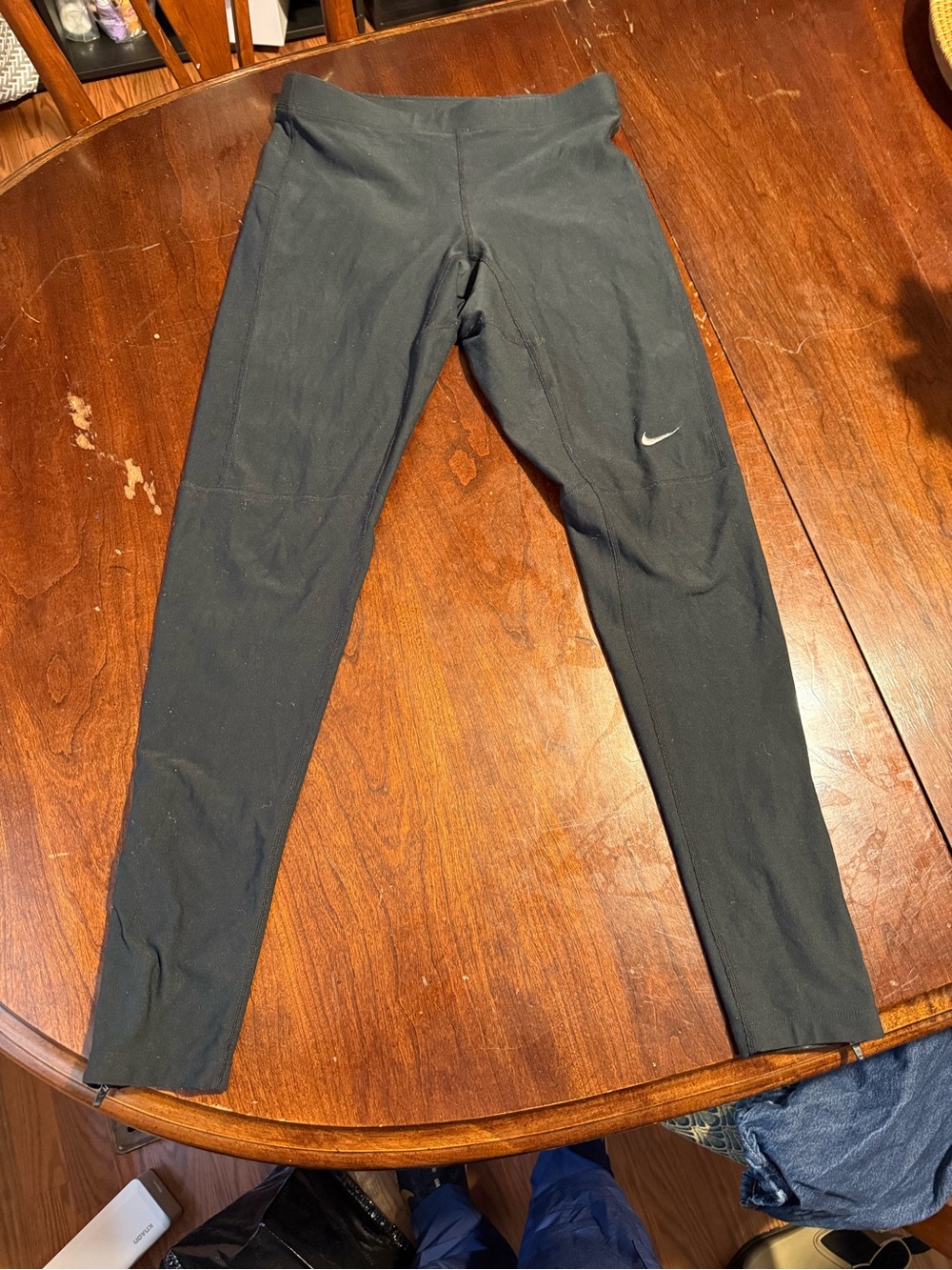 Nike Black Drifit Leggings‎ with Small Swoosh